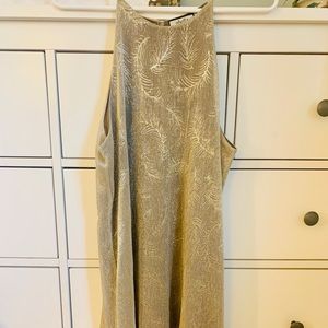 Gold Laguna Beach boutique dress